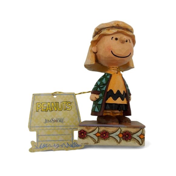 JIM SHORE Peanuts True Meaning Of Christmas 2018 Figurine with Tag - Picture 3 of 12